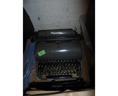 Olympia manual typewriter, possibly Vintage 1960's