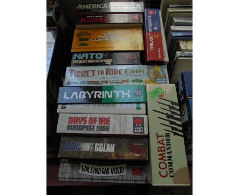 MODERN HISTORY - 11 games: America in Flames, Democracy v Darkness, Korea NATO Division Commander, NATO the next war in Europ