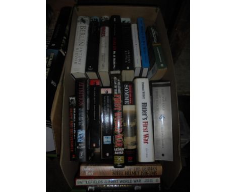 19 Paper and hardback books, World War I and II incl. Attrition, The Great War on the Western Front 1916 by Robin Neillands a