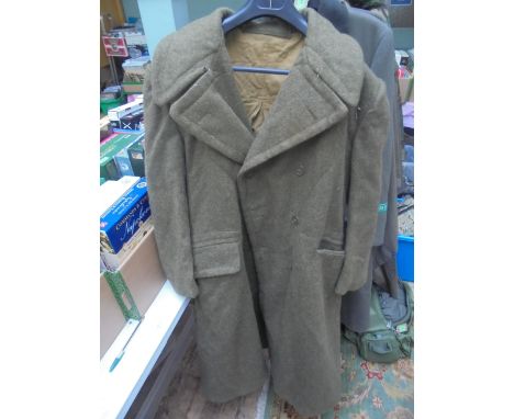 Heavy Duty British Army Trench coat in woollen mix