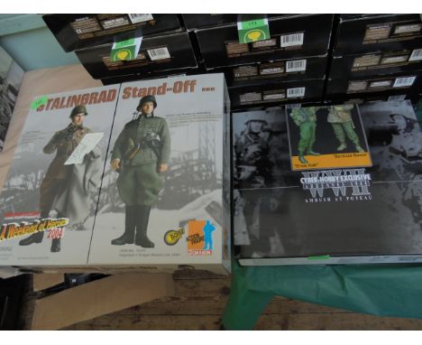 DRAGON - 2 double boxes Stalingrad Standoff, 2 figures, Red Army Tank Officer Colonel Kozloff together with Alfred von Habsur