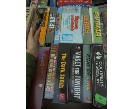 SECOND WORLD WAR - 11 games:  Burma 1944, Leros Assault on the Island, Highway to the Reich, Afrika 1940-42, GD 41, Army Grou