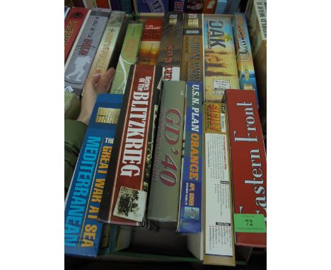 SECOND WORLD WAR - 12 games:  US Navy Plan Black, Dack Desert Army, Africa Korps, Desert Rats, The Third Fleet, Objective Sch