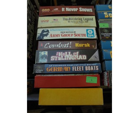 SECOND WORLD WAR - 8 games:  It Never Snows, The Blitzkrieg Legend, Four Battles of Army Group South, Combat Kursk, The Hell 