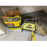 Ryobi Pressure Washer, 1600 PSI Max., w/ (New) Ryobi 12" Surface Cleaner