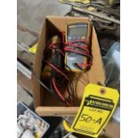 (2) Fluke 114 True RMS Multimeters