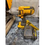 DeWalt 1/2" Cordless Impact Wrench, Type 3, Model DCF889, w/ (2) Batteries & (1) Charger