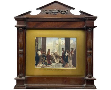 Continental School (19th Century):  Scene from Mark XV 12-13: 'What will Ye then that I shall do unto Him whom Ye call The Ki