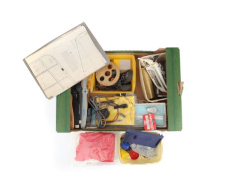 A Selection of Model Aircraft Components, to include propellers (17off), undercarriage, nose cones and some tools and other i