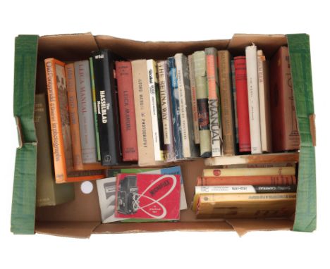 A Selection of Vintage Camera Books, to include books on technique by some makers, including Hasselblad, Leica, Rollei, and a