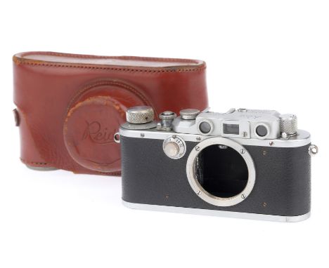 A Reid &amp; Sigrist "Leica III" Copy Rangefinder Camera Body, silver, serial number P1346, body F-G, top plate very slightly