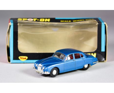 A Triang Spot On&nbsp;Diecast&nbsp;Model Car No. 271, "Jaguar S Type", with metallic blue body with silver detailing, spun hu