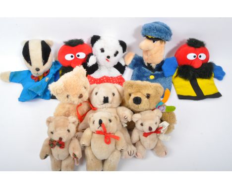 A small collection of retro childrens glove puppets to include Zebedee (x2), Magic Roundabout, Soo (Sooty &amp; Sweep), Postm