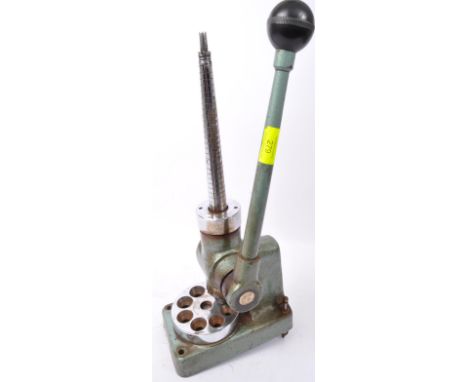 A vintage 20th Century cast iron bench tool ring stretcher and resizer.&nbsp;