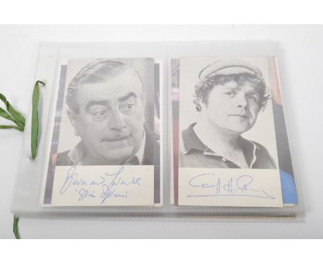 A collection of television programme related postcards, some signed. The lot to include various ages/types. To include; Coron