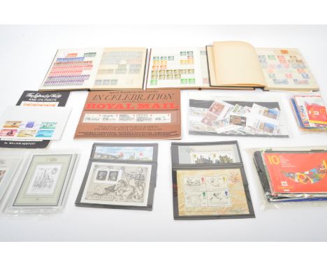An extensive collection of vintage 20th century UK unfranked decimal stamps. The lot to include loose commemorative stamps, F