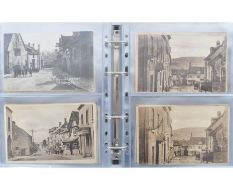 Postcards - Local interest - Painswick &amp; Nailsworth Gloucester. Well presented postcard and photograph album with views o