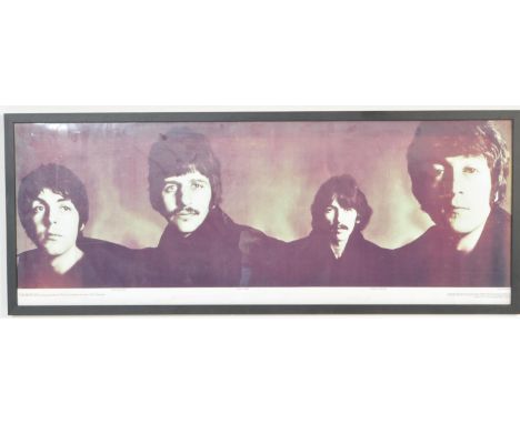 A vintage 1960s Beatles Banner / Poster by Richard Avedon. First Edition Print issued by the Daily Express published in 1960S