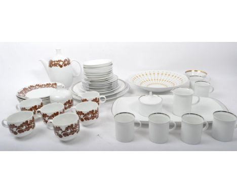 Rosenthal - A collection of vintage 20th century Rosenthal studio line porcelain part dinner and tea service pieces to includ