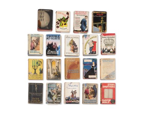  Hodder & Stoughton (publishers) Collection of mystery and adventure novels, 1920s-30s all 8vo, original cloth, with the dust