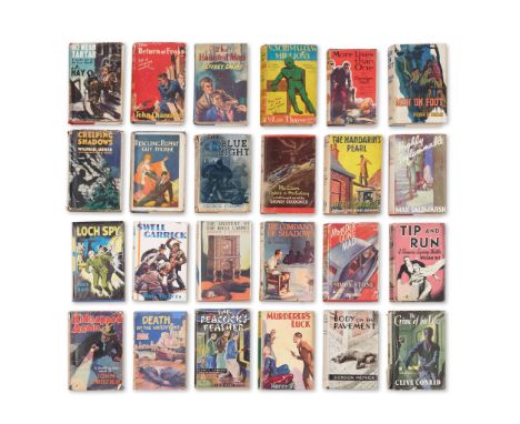  Detective and adventure fiction Collection of novels in the dust jackets, 1910s and later all 8vo, original cloth, in the du