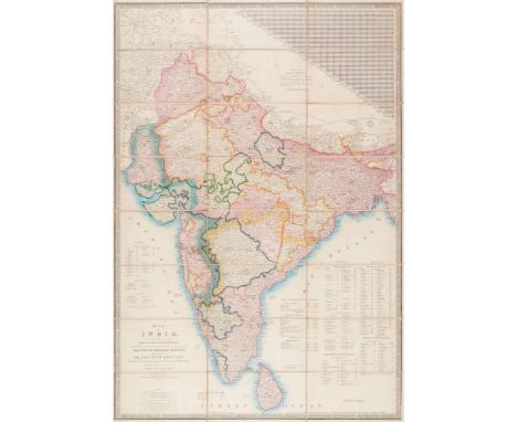  Wyld, James Map of India constructed with great care and research from all the Latest Authorities and intended particularly 