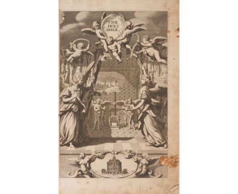 Bible; English; Authorised Version The Holy Bible Oxford: printed at the Theater, 1680. Folio (46 x 29cm), unpaginated, sign