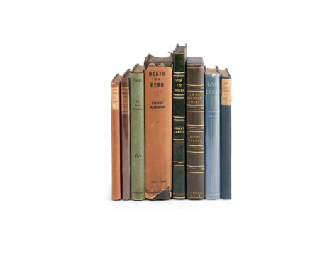  First World War poets and novelists Collection of works Graves, Robert. Over the Brazier. London: The Poetry Bookshop, 1916.