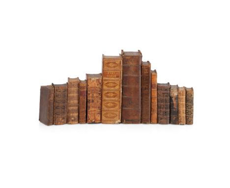  Bibles Collection of Bibles and religious works, 17th-18th century Bible; Latin; Tremellius-Junius-Beza version. Biblia sacr