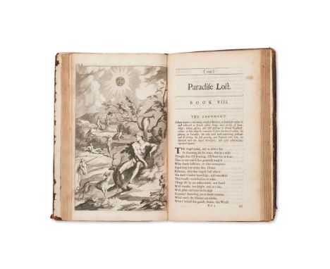  Milton, John Paradise Lost A Poem in Twelve Books. The Fourth Edition, Adorn'd with Sculptures. London: by Miles &nbsp;Flesh