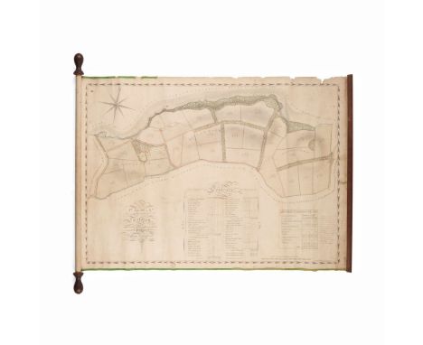 Robert Burns interest 'Plan of the Estate of Littleton, in Kirkoswald and the County of Air' The Property of William Crawford