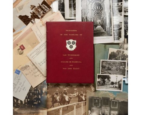  McLachlan family archive Including a typed diary of a trip to China and Japan, manuscript heraldry and history of Brigadier-