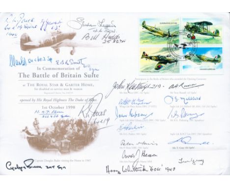 Battle&nbsp;of&nbsp;Britain&nbsp;Signed 21&nbsp;Battle&nbsp;of&nbsp;Britain&nbsp;Pilots, Crew. 1st Oct 1998 In Commemoration 