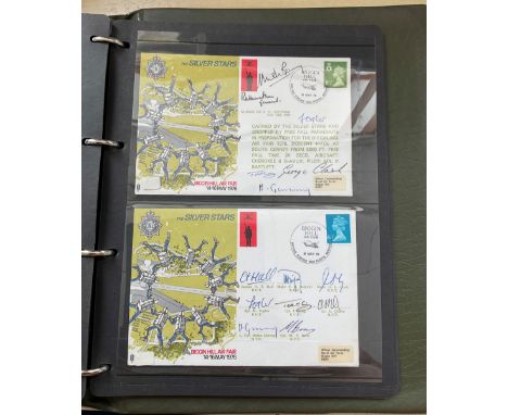 Fantastic WW2 RAF Part Air Display Set Series FDC's Housed in RAF Ring Binder Folder. Lots of Signatures within this lot such