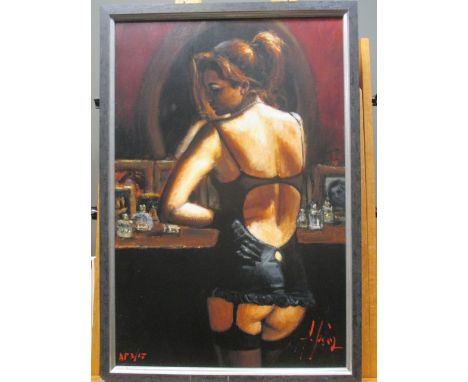 § Fabian Perez (Argentinian, b.1967) Girl - Back View signed lower right "Perez" within the print and numbered "AP 3/15" prin
