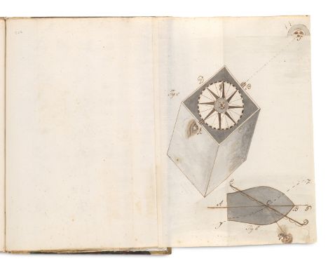 Nautik - - Brevi Nozioni de' Sistemi del Mondo e della Sfera (= Kurze Beschreibung des Welt- und Sphärensystems). Mit 19 (18 