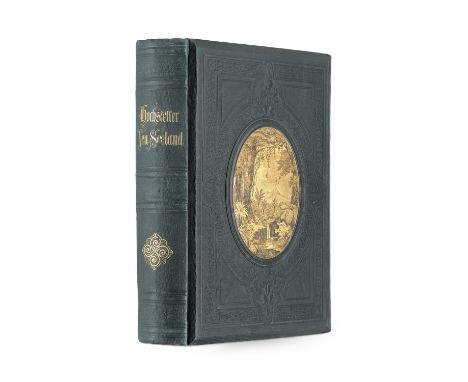 Neuseeland - - Ferdinand von Hochstetter. Neu-Seeland. Mit 2 gefalt., grenzkolor. Karten u. 6 kolor. Taf. im Stahlstich v. A.