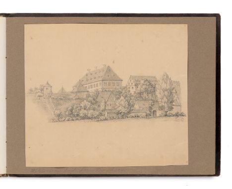 Liber amicorum - Bayern - Hessen  - - Stamm- und Gästebuch der Familie von Bethmann auf Schloss Fechenbach am Main. Mit ca. 8