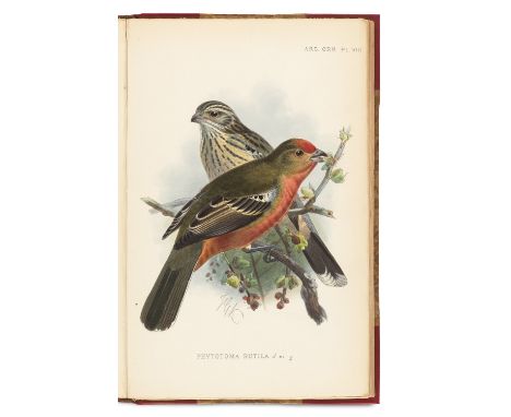 Zoologie - Ornithologie - - P. L. Sclater u. W. H. Hudson. Argentine Ornithology. A descriptive catalogue of the birds of the