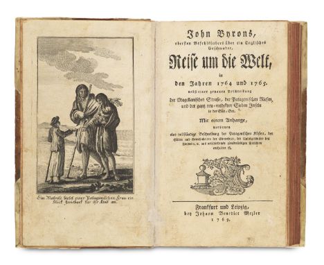 Südamerika - - John Byron. John Byrons, obersten Befehlshaber über ein englisches Geschwader, Reise um die Welt in den Jahren