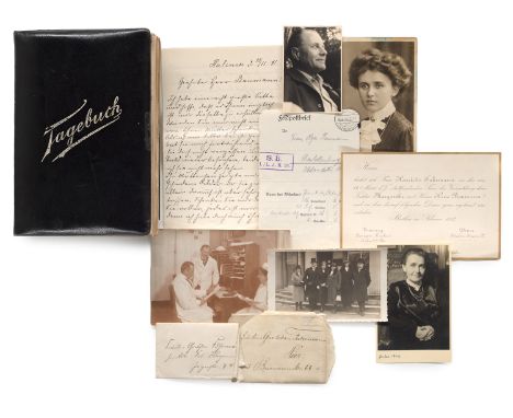 Thüringen - - Familie Baumann. Sammlung von zwei, über mehrere Generationen geführte Tagebüchern, OPhotographien, Briefen, Po