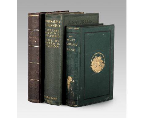 Südostasien - - Sammlung von drei Werken zu der Naturgeschichte und Reisen im Malaiischen Archipel. 1878-1916. Enthält: Alfre