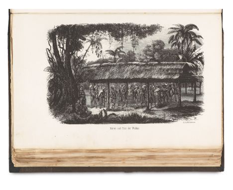 Guyana - - Richard Schomburgk. Reisen in Britisch-Guiana in den Jahren 1840-1844. 3 Bd. Mit 16 gestochenen Tafeln, davon eine