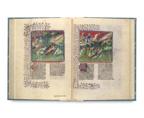 Gaston Phoebus. Das Buch der Jagd. Faksimile der Handschrift M.1044 in der Piepont Morgan Library. 3 Bd. (Faks. u. 2 Komm.) M