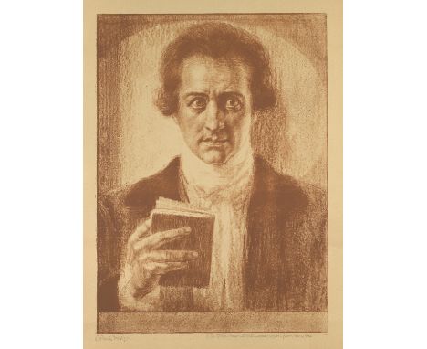Goethe, Johann Wolfgang von - - Karl Bauer.  (1868 Stuttgart - 1942 München). Sammlung von 1 Radierung und 10 Lithographien m