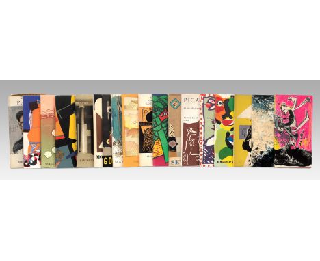 Berggruen &amp; Cie. - - Sammlung von 17 illustrierten Katalogen der Galerie Berggruen mit Original-Graphiken. Paris, Berggru