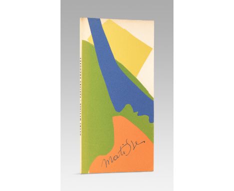 Berggruen &amp; Cie. - - Henri Matisse.  (1869 Le Cateau - 1954 Nizza). 2 Kataloge der Galerie Berggruen mit orig. Umschlagge