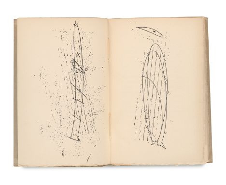 Max Ernst. Le poème de la femme 100 têtes. Mit einer doppelten Frontispiz-Lithographie von Max Ernst. Paris, Jean Hugues, 195