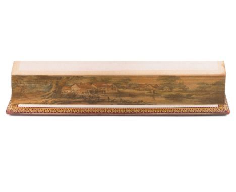 [FORE-EDGE PAINTING]. - [CURRIE, Miss C. B. (1849-1940)]. BOWDLER, Thomas. Letters Written in Holland. London: J. Robson and 