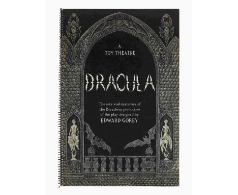 GOREY, Edward (1925-2000). Dracula: A Toy Theatre. New York: Charles Scribner's Sons, 1979. &nbsp;Folio. Illustrated. Origina